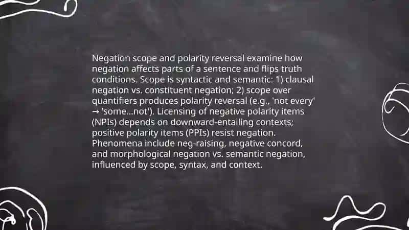 Semantic polarity shifts 4