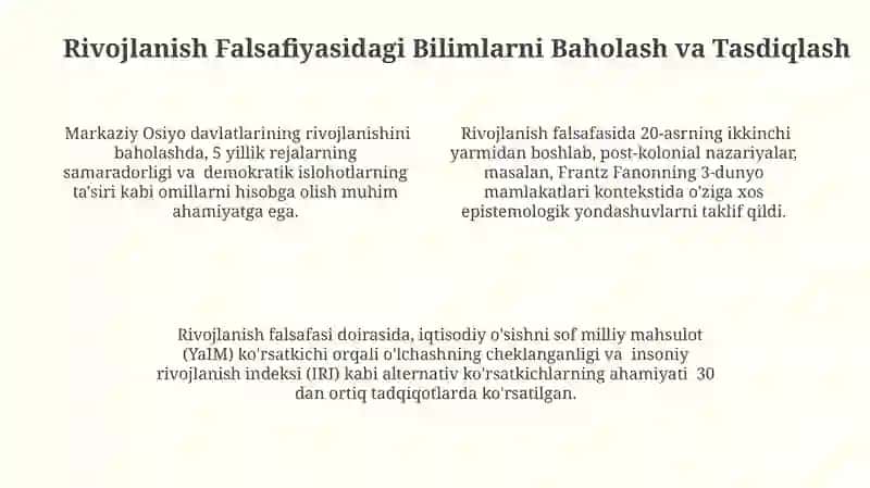 Gnoseologiya rivojlanish falsafasi 4