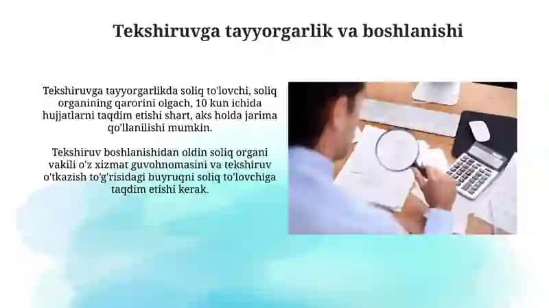 Maydon soliq tekshiruvi 4