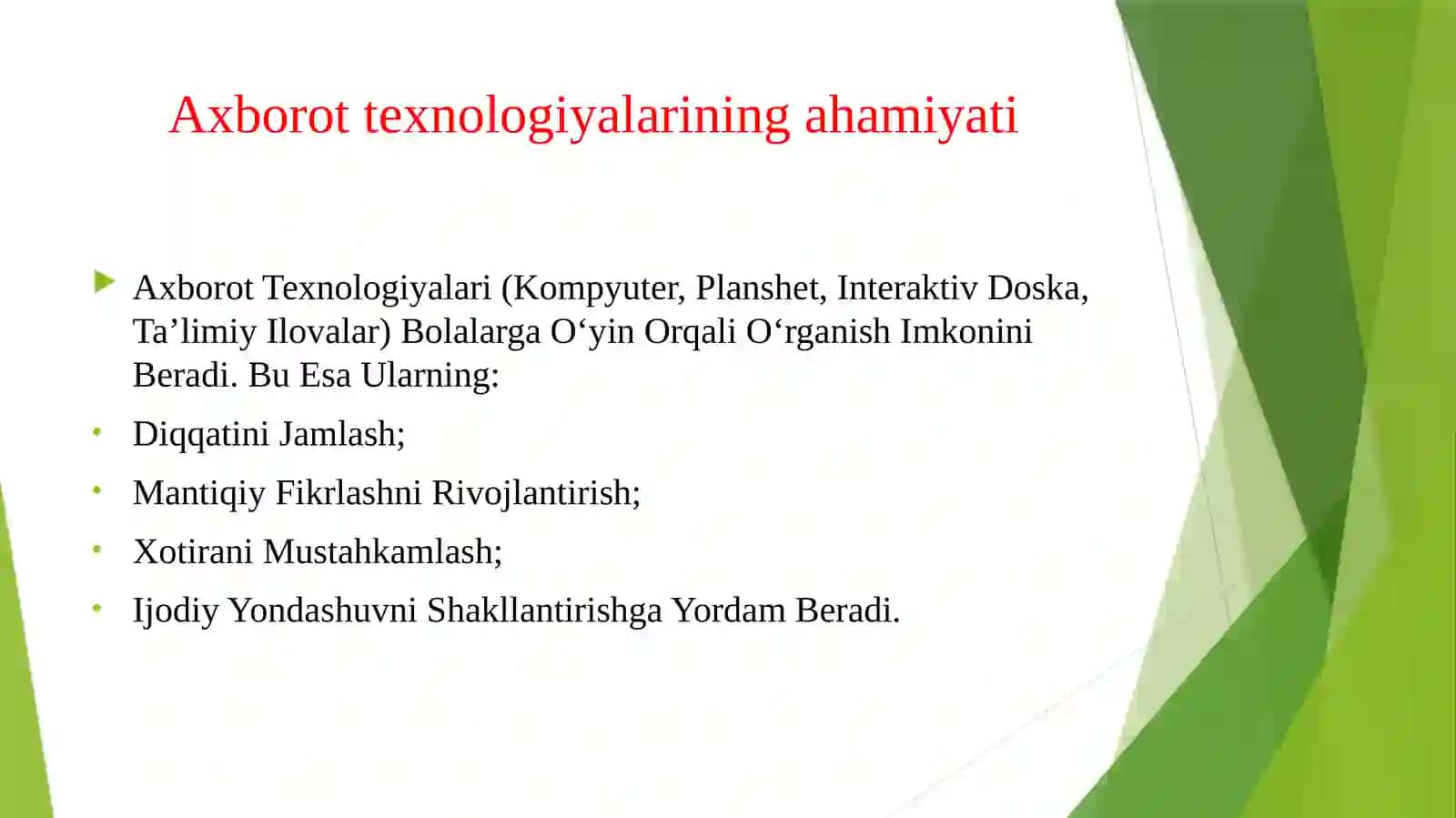 Bolalarni maktabga tayyorlashda axborot texnologiyasidan foydalanish 4