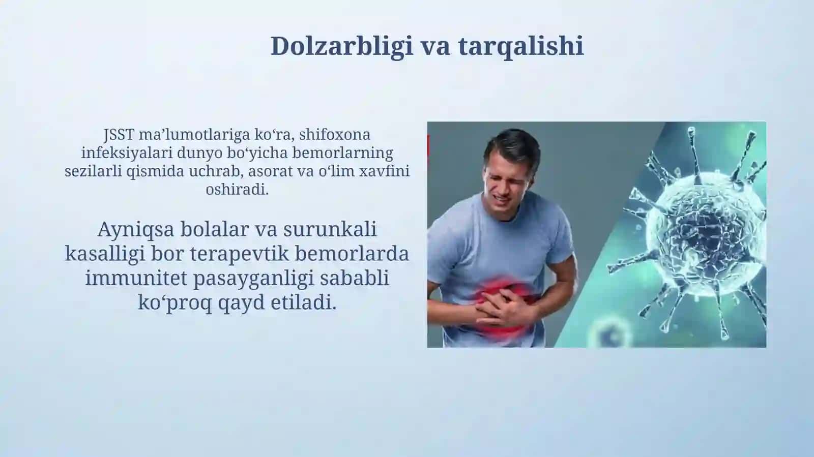 Nozokomial infekstiyalar epidemiologiyasi va profilaktikasi 4
