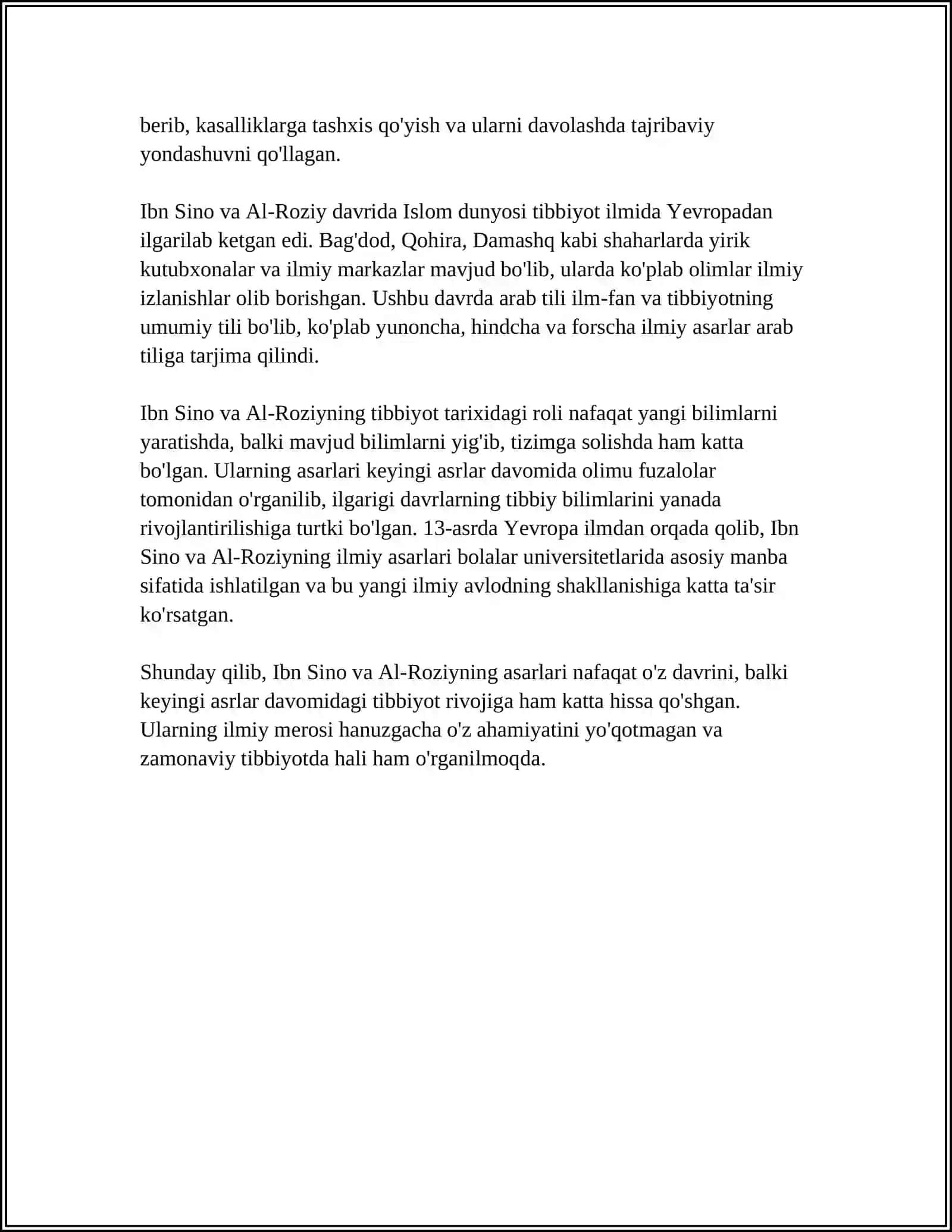IBN SINO VA AL ROZIY DAVRIDAGI ASEPTIKA VA ANTISEPTIKA 4