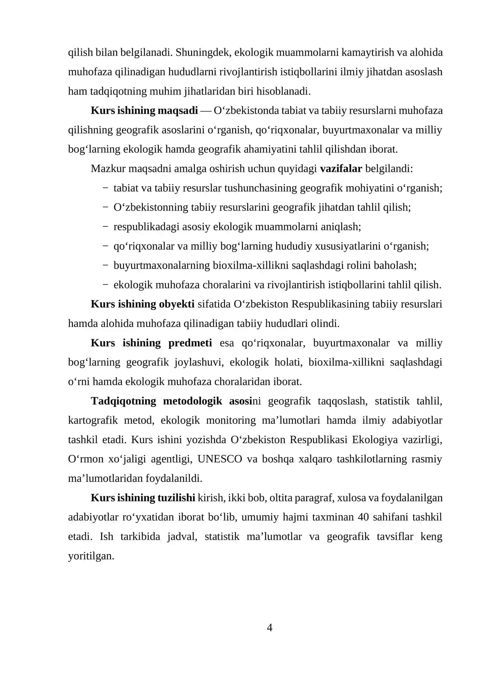 O'zbekistonda tabiatni va tabiiy resurslarni muhofaza qilish 4
