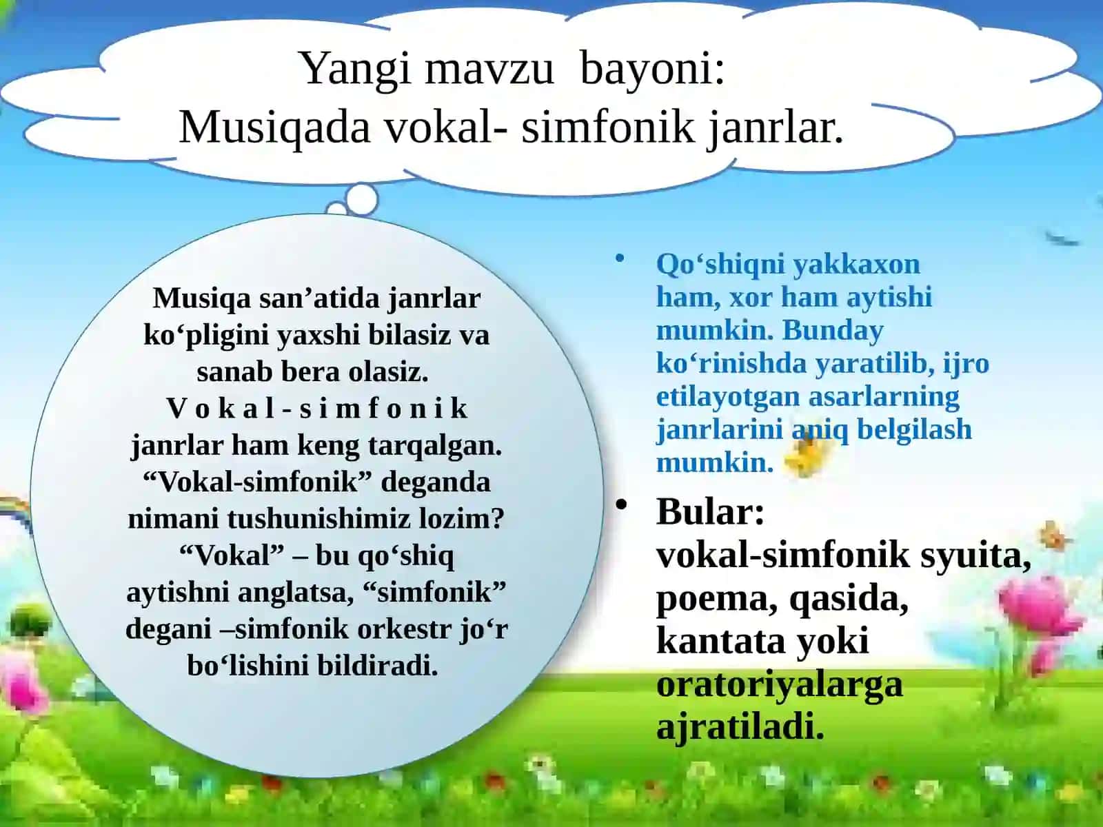 MUSIQA VOKAL – SIMFONIK JANRLAR 4