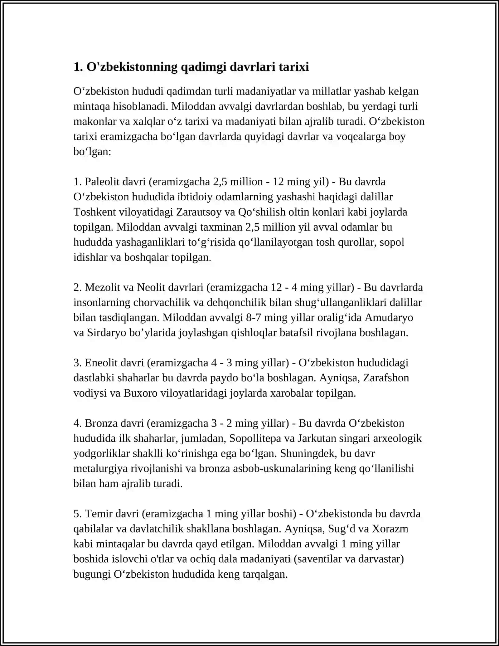 O’ZBEKISTON HUDIDIDA QADIMGI DAVR DAVLATI VA HUQUQI 4