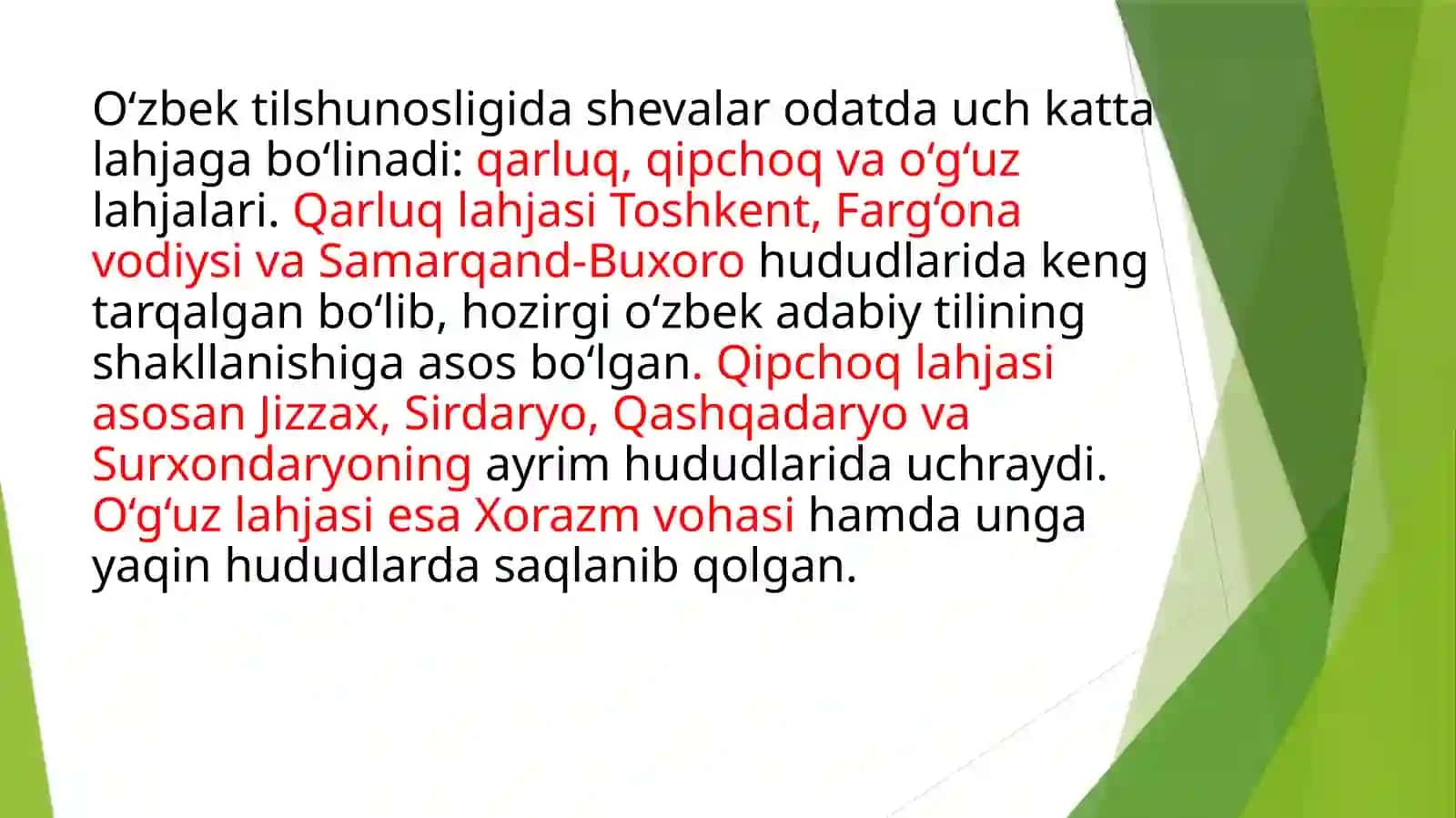 O’ZBEK SHEVALARINING O’RGANILISH TARIXI 4