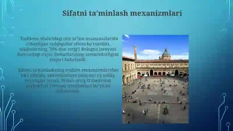 Uzluksiz taʼlimda Baloniya jarayoni 4