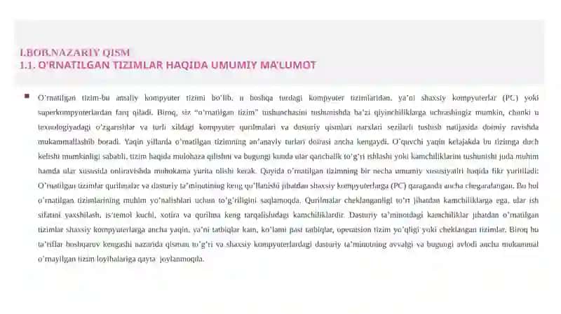 O’RNATILGAN TIZIMLAR TARMOQLAR VA PROTOKOLLAR pptx 4