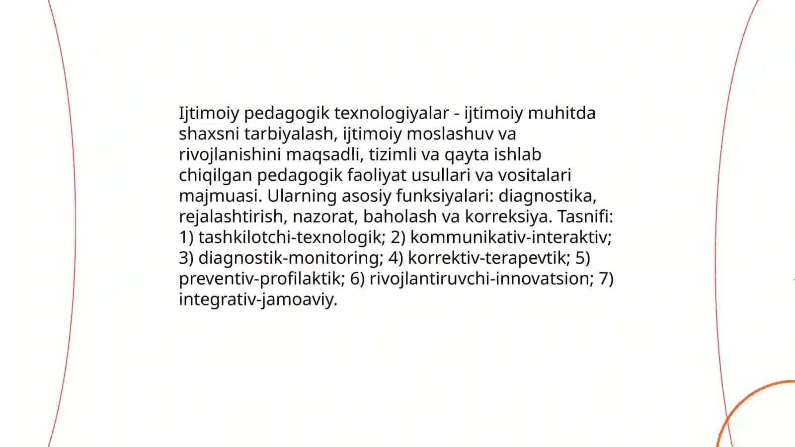 Ijtimoiy pedagogik faoliyat va texnologiyasi 4