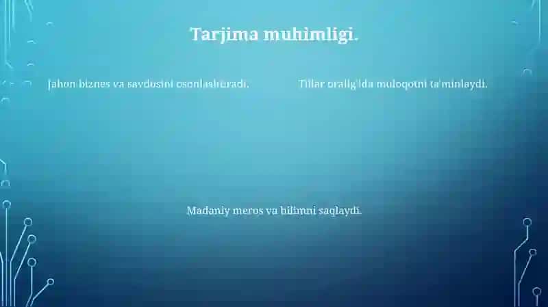 Tarjima jarayoni 4