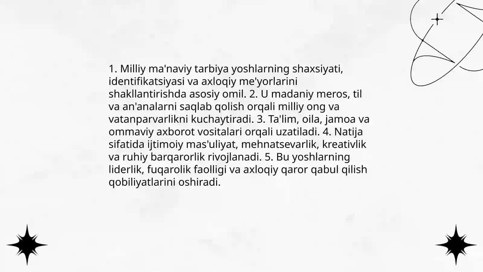 Yosh avlod tarbiyasi 4