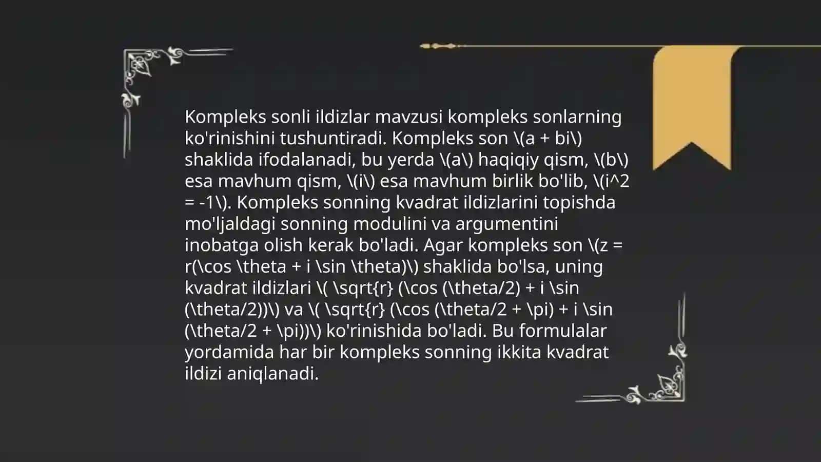 Kvadrat tenglama va uning ildizlari 4