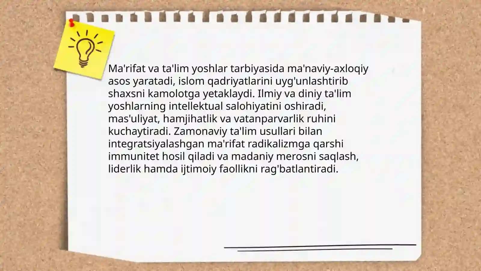 Islom qadriyatlari va ma'rifatining hozirgi davrdagi ahamiyati 4