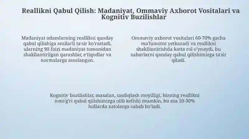 Xulq-atvorni talqin qilish va unga ta'sir o'tkazish asoslari 4