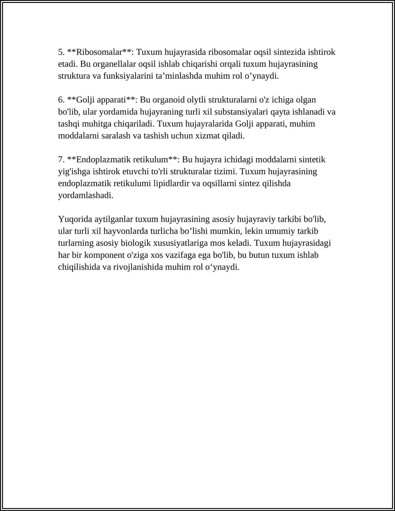 Tuxumdonning mikroskopik tuzilishi va uning mikroskopda kuzatish 4