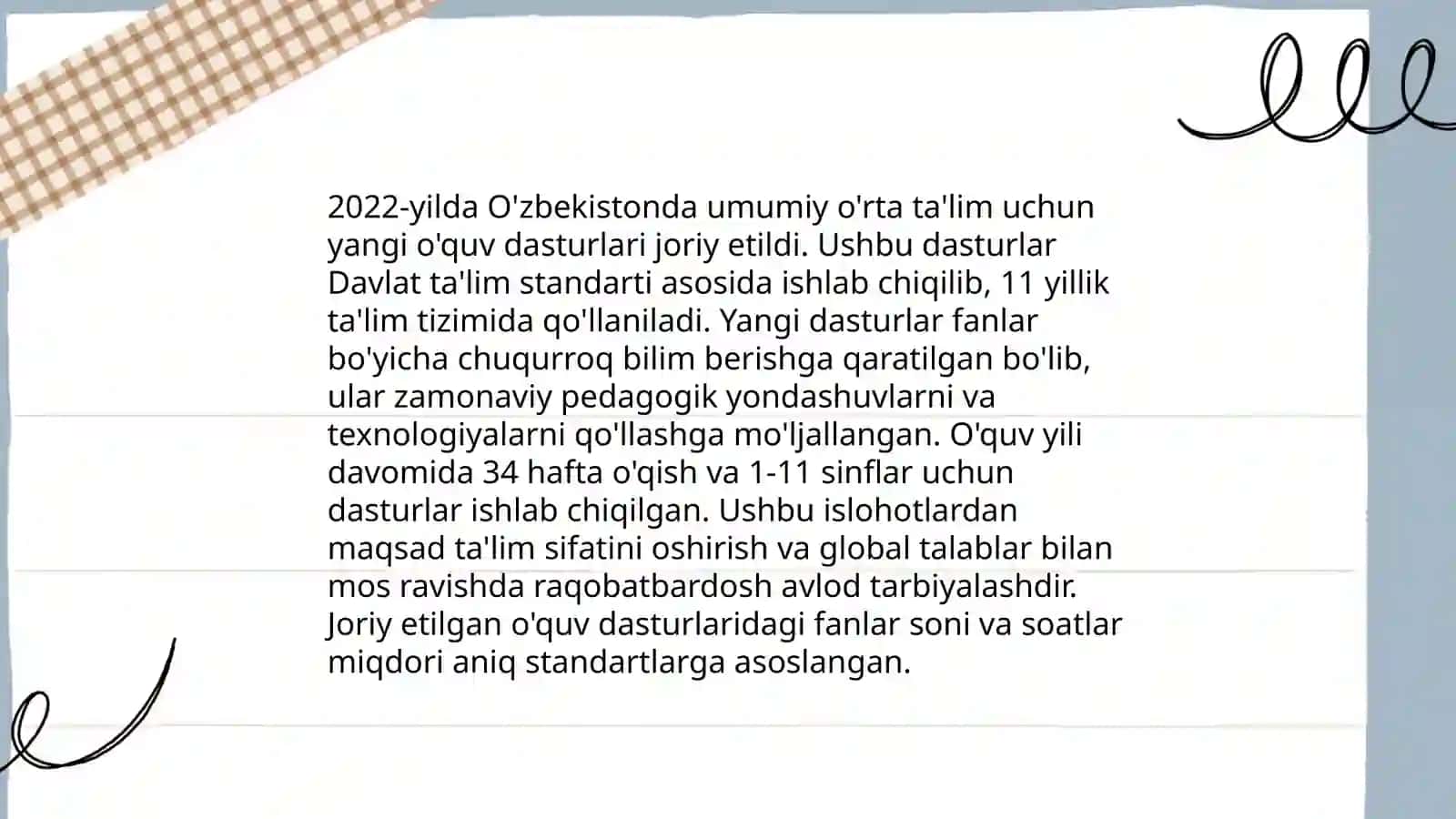 Maktabgacha ta'lim islohotlari 4