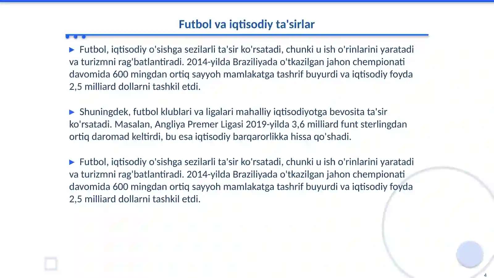 Futbol va ijtimoiy taraqqiyot 4