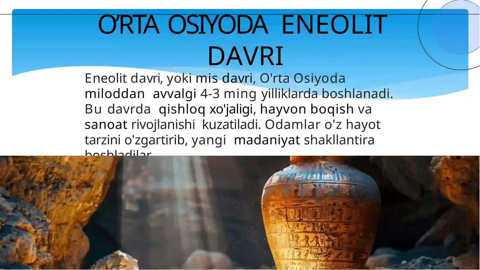 O'rta Osiyoda Eneolit davri manzilgohlari 4