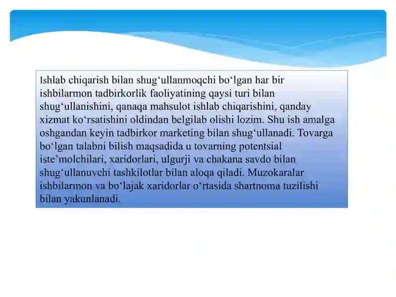 BIZNES YURITISHNING ASOSIY SHAKLLARI:AFZALLIKLARI VAKAMChILIKLARI 4