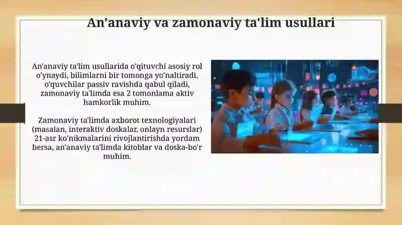 Ta'lim metodlari va vositasi 4