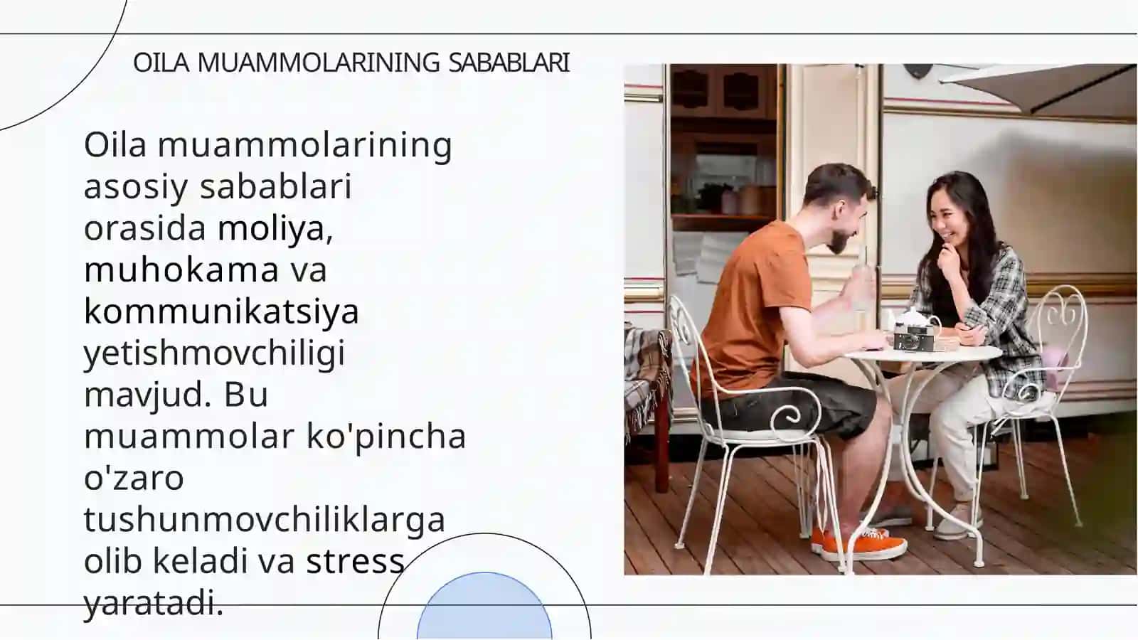 Oiladagi o`zaromunosabatlar va oila muammolari 4