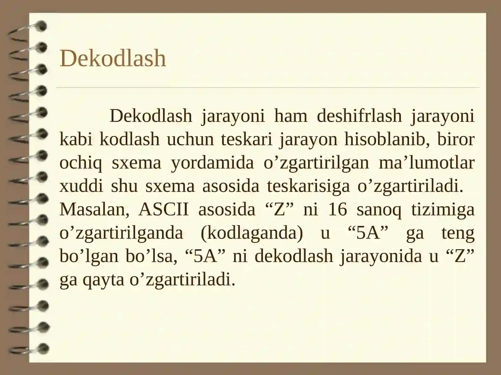 Axborotni himoyalashning kriptografik usullari 4