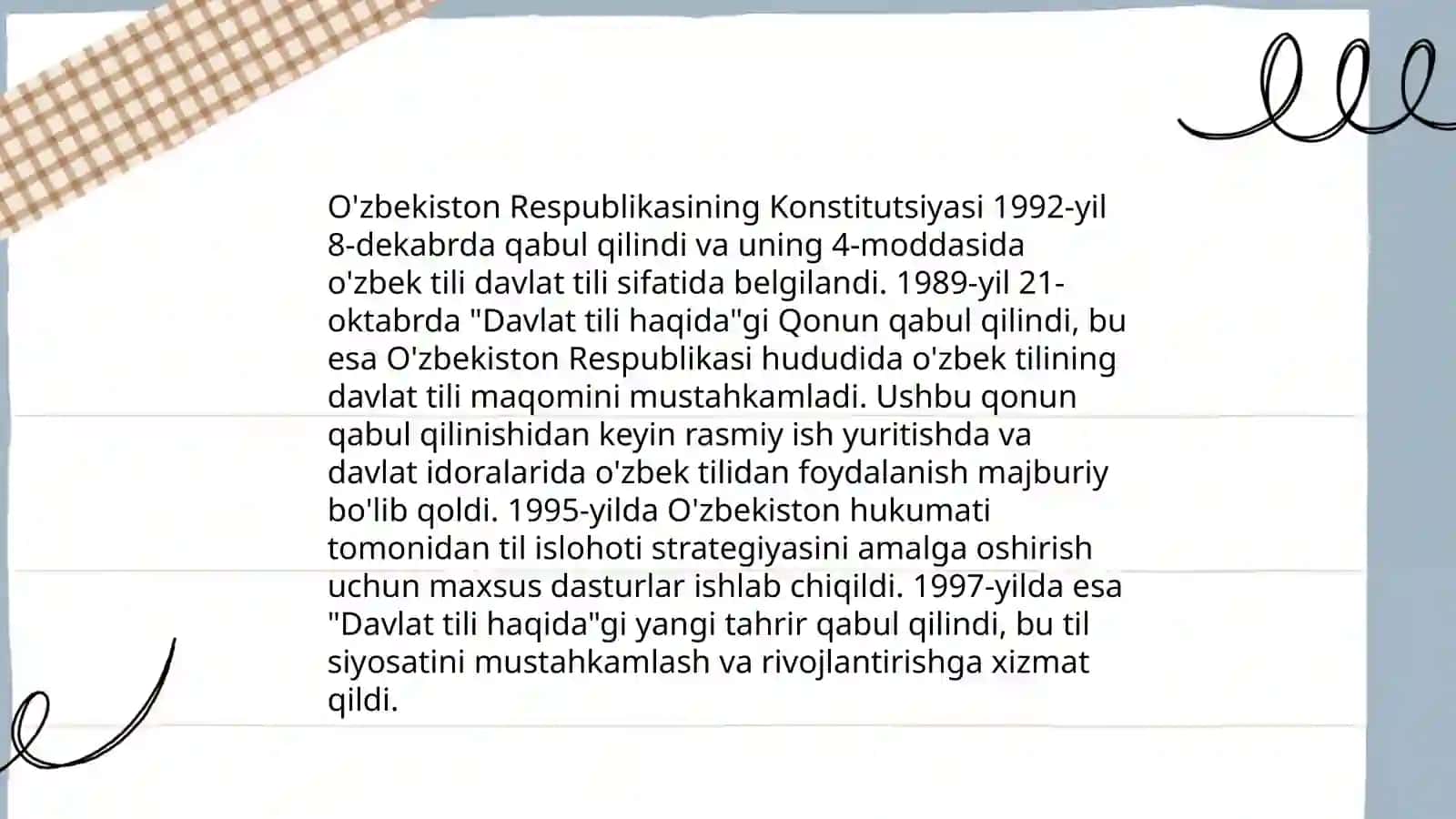 O'zbekiston respublikasida ta'lim sohasida amalga oshirilgan islohotlar suyunova oygul 4