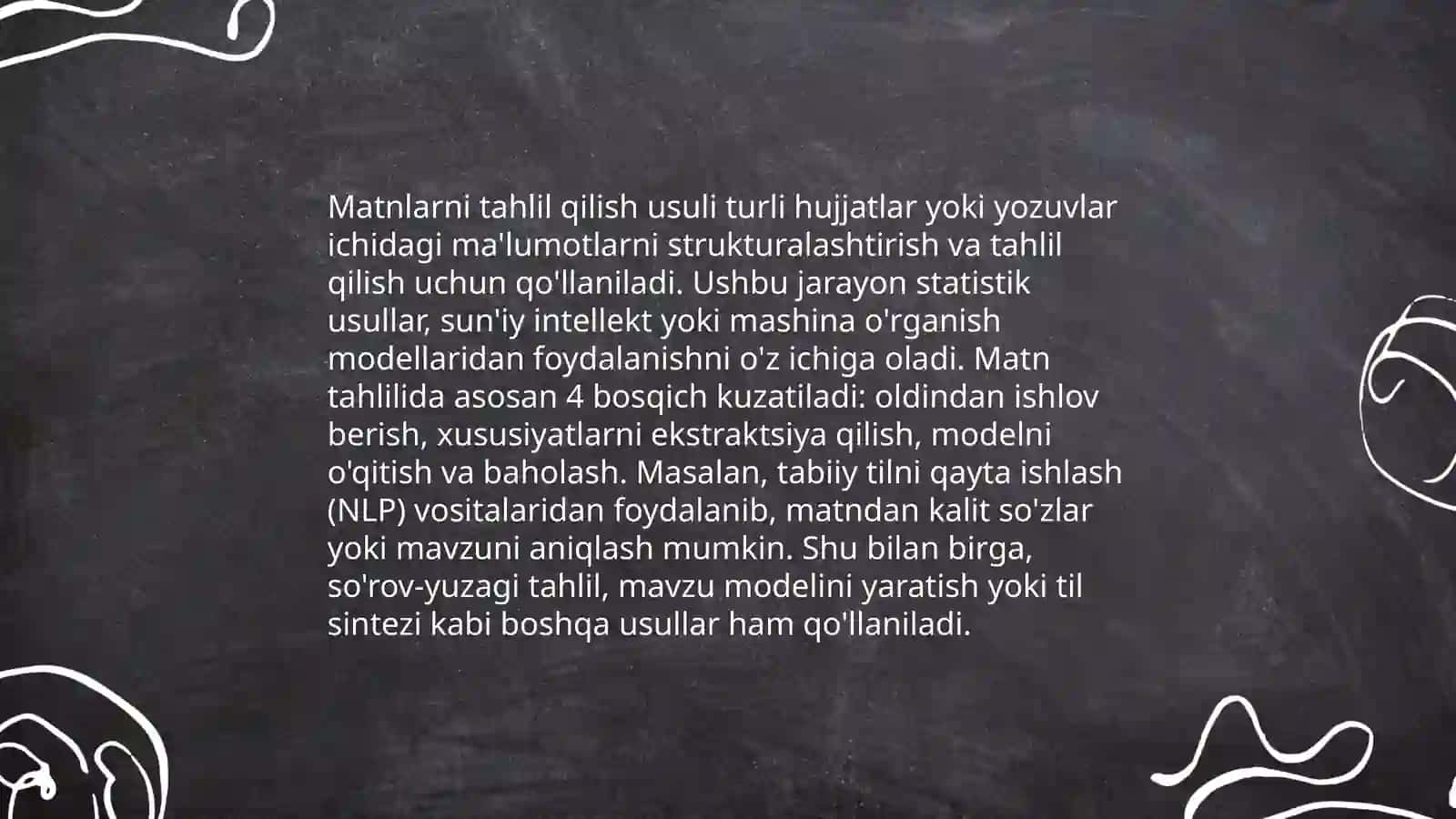 Kampiyuter lingvistikasi metotlari 4
