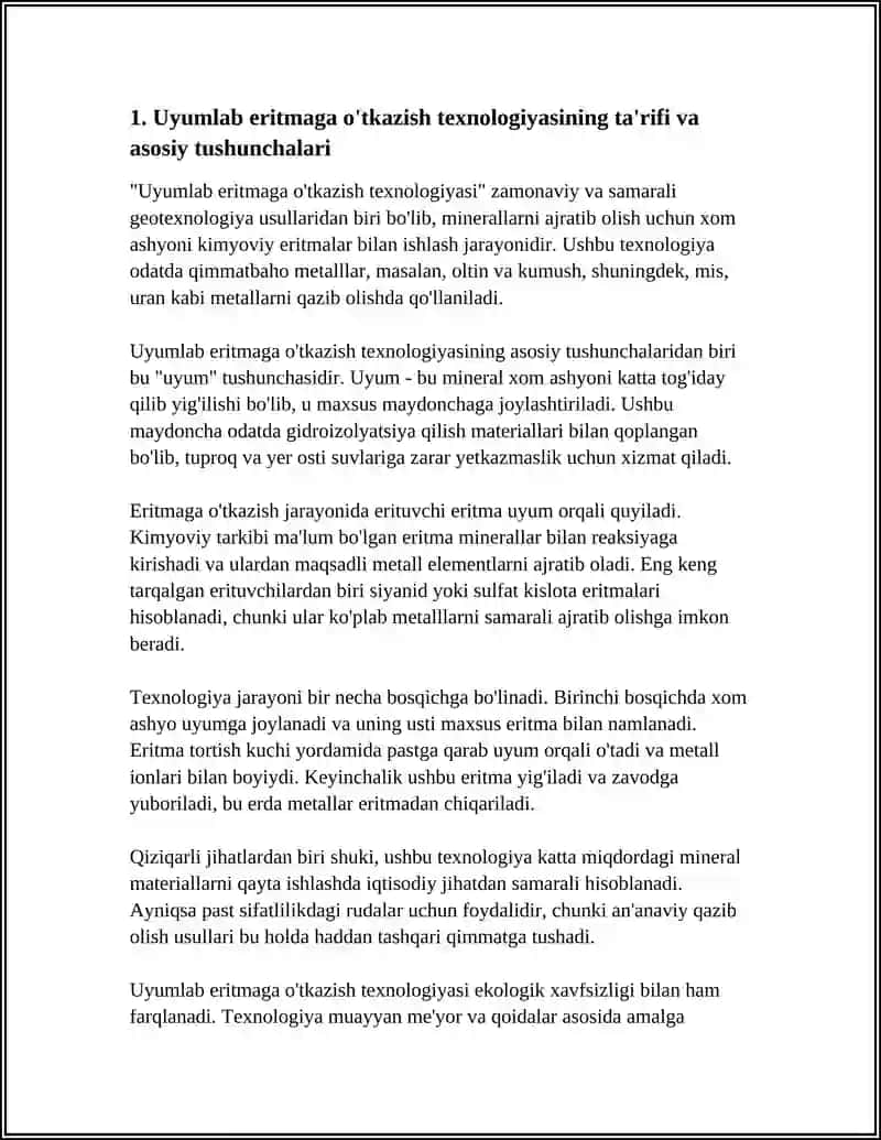 Uyumlab eritmaga o'tkazish texnologiyasi 4