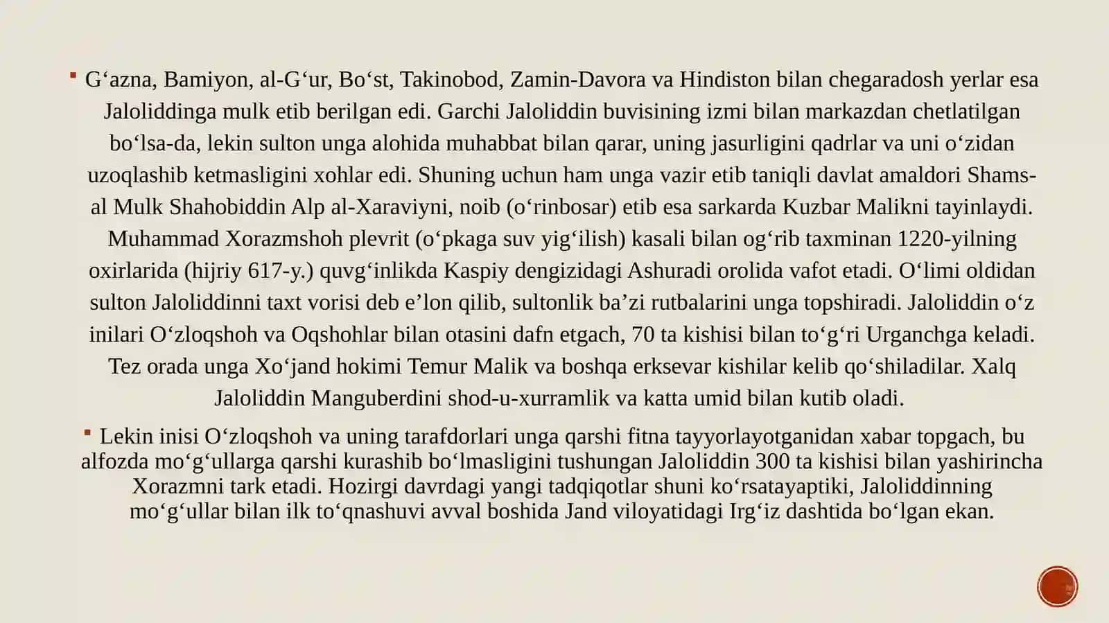 Temur MalikvauningjasoratiJaloliddinManguberdi-Vatanhimoyachisi 4
