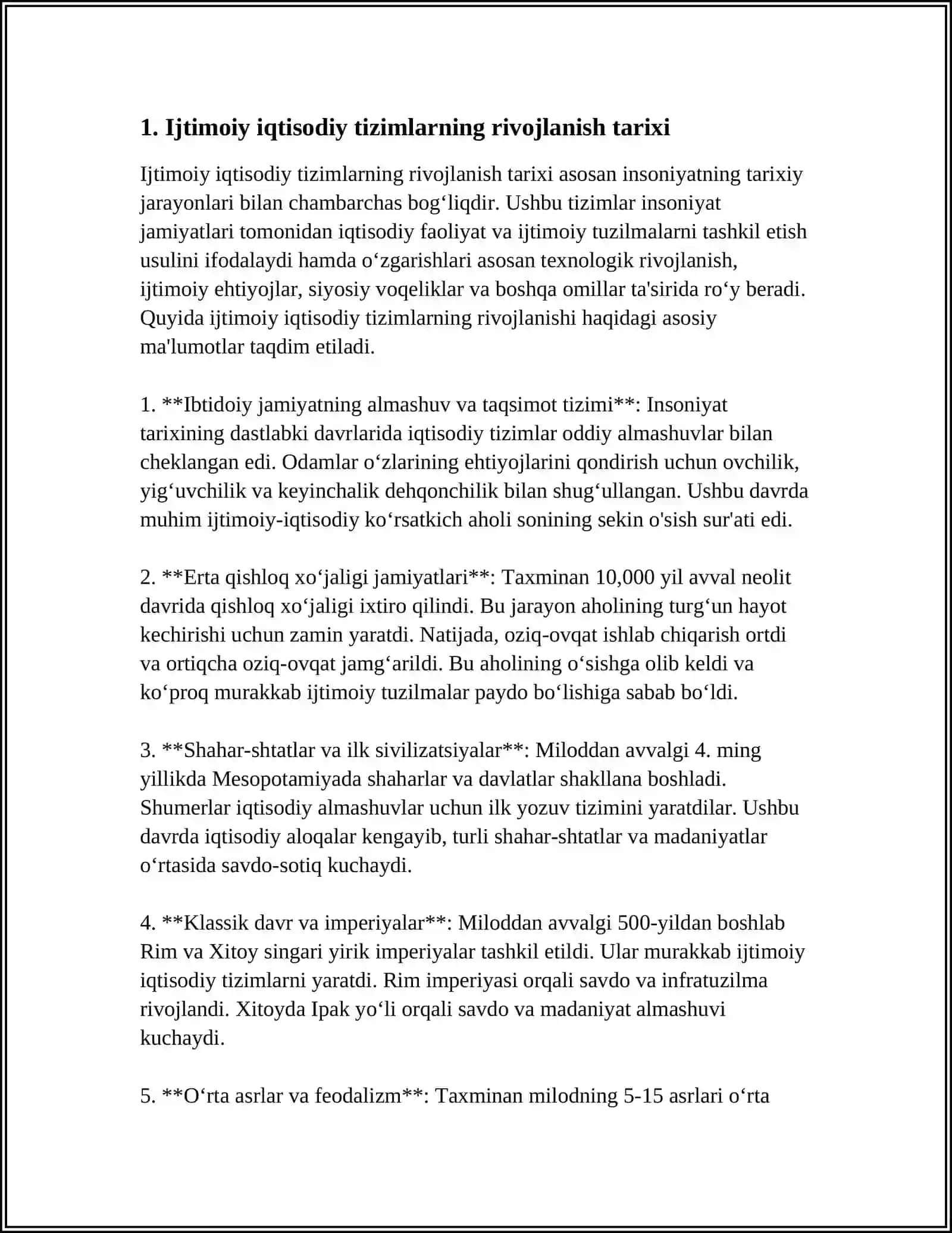 Ijtimoiy iqtisodiy tizimlar va mulkchilik munosabatlari 4