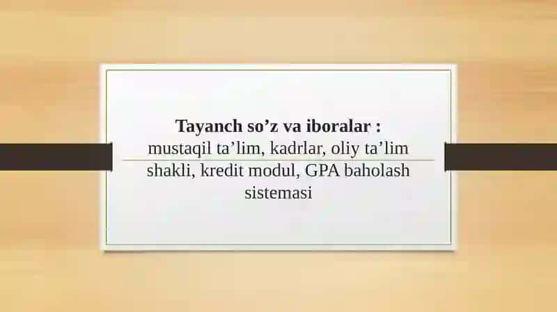 Taʻlim oluvchilarning mustaqil faoliyatini tashkil etishda texnologik yondashuv 4