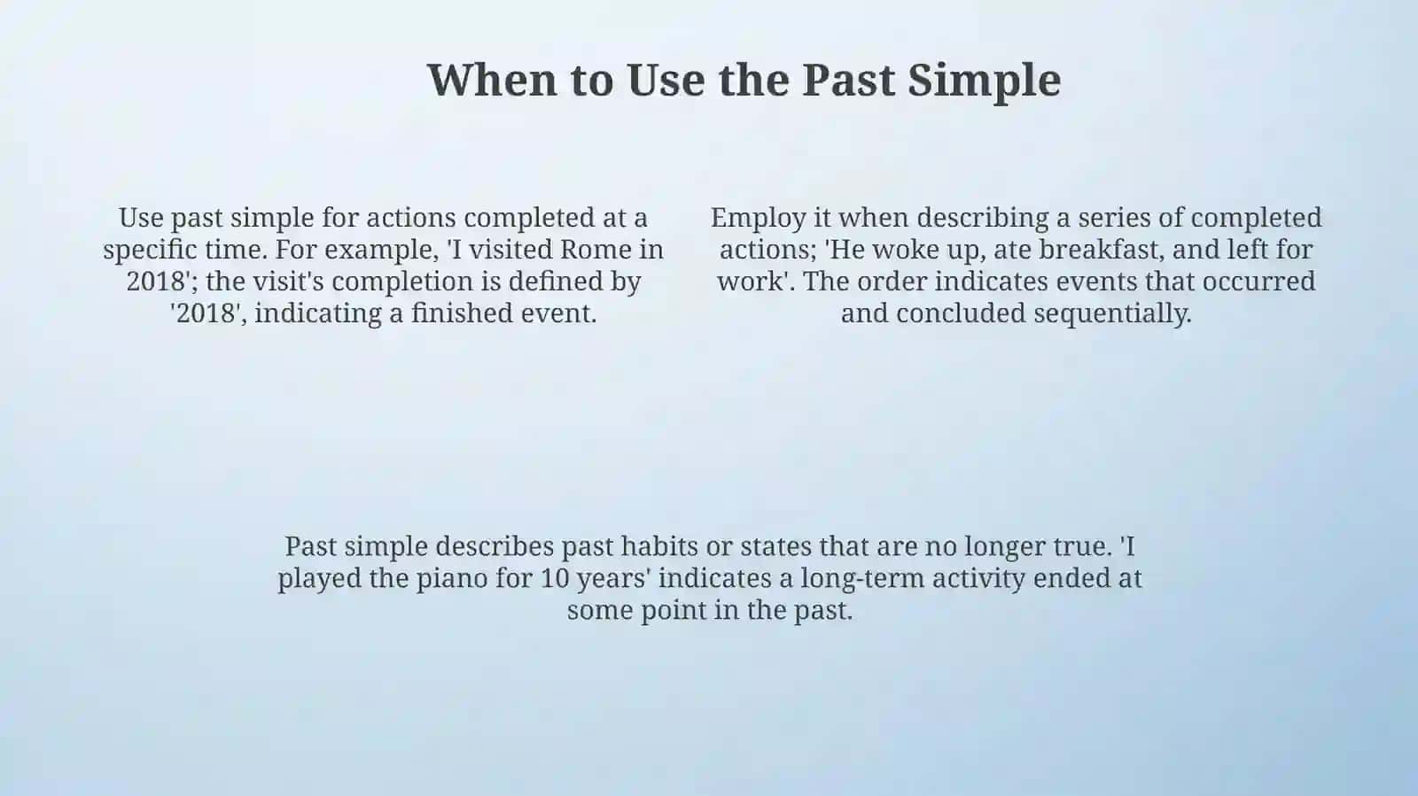 Pastsimple 4