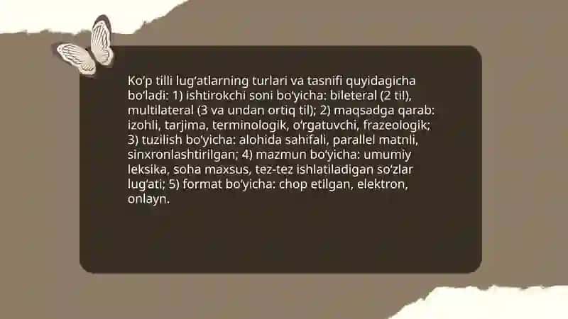 Bir tilli va koʻp tilli lugʻatlar 4