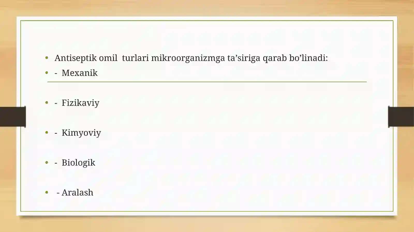 Kimyoviy,biologikvaaralashantiseptikausullari 4