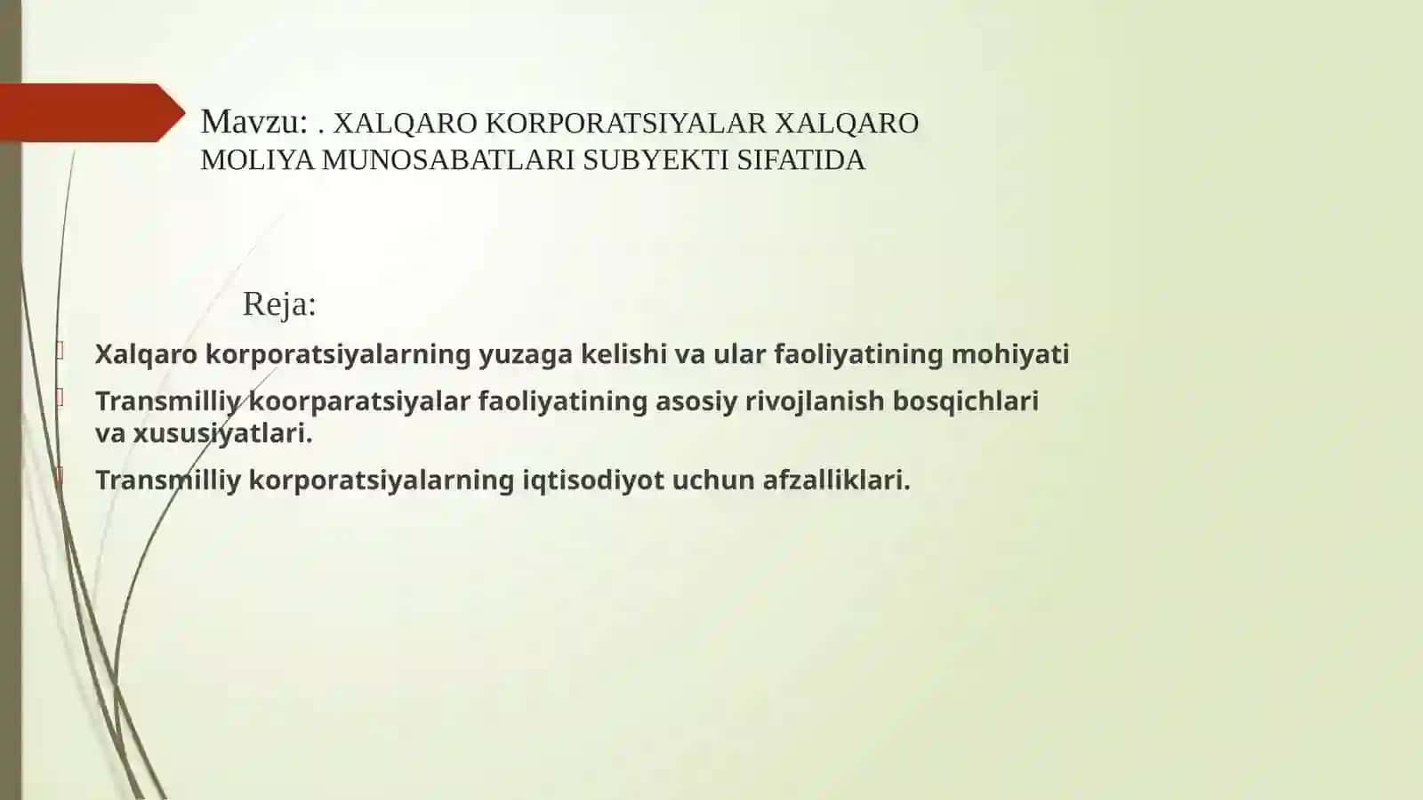 Xorijiy Aktivlar va Xalqaro Miy 4