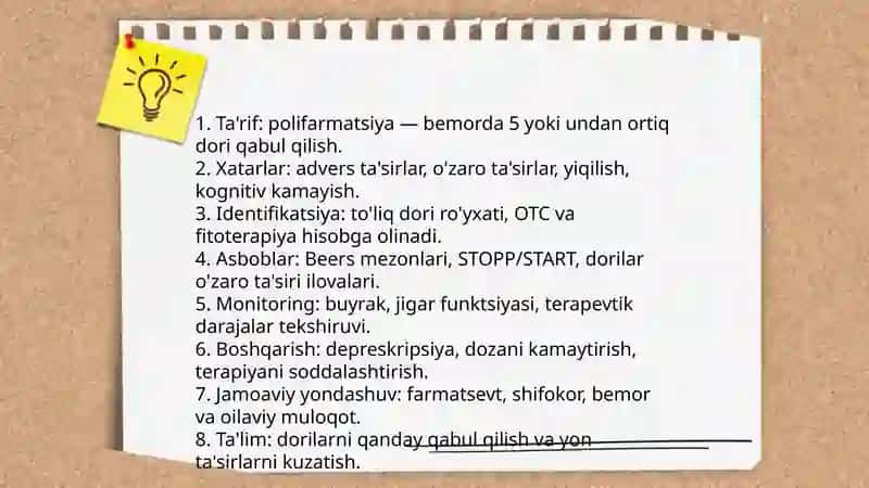 Keksa yoshdagi bemorlar muammolarini aniqlash va ularni bartaraf etish yo'llari 4