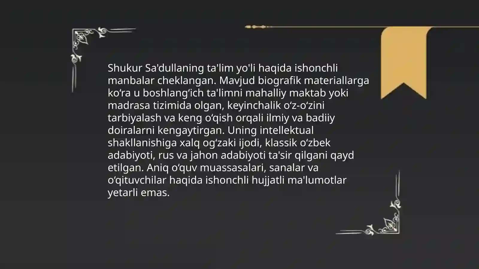 Shukur Sa'dulla hayoti va ijodi 4