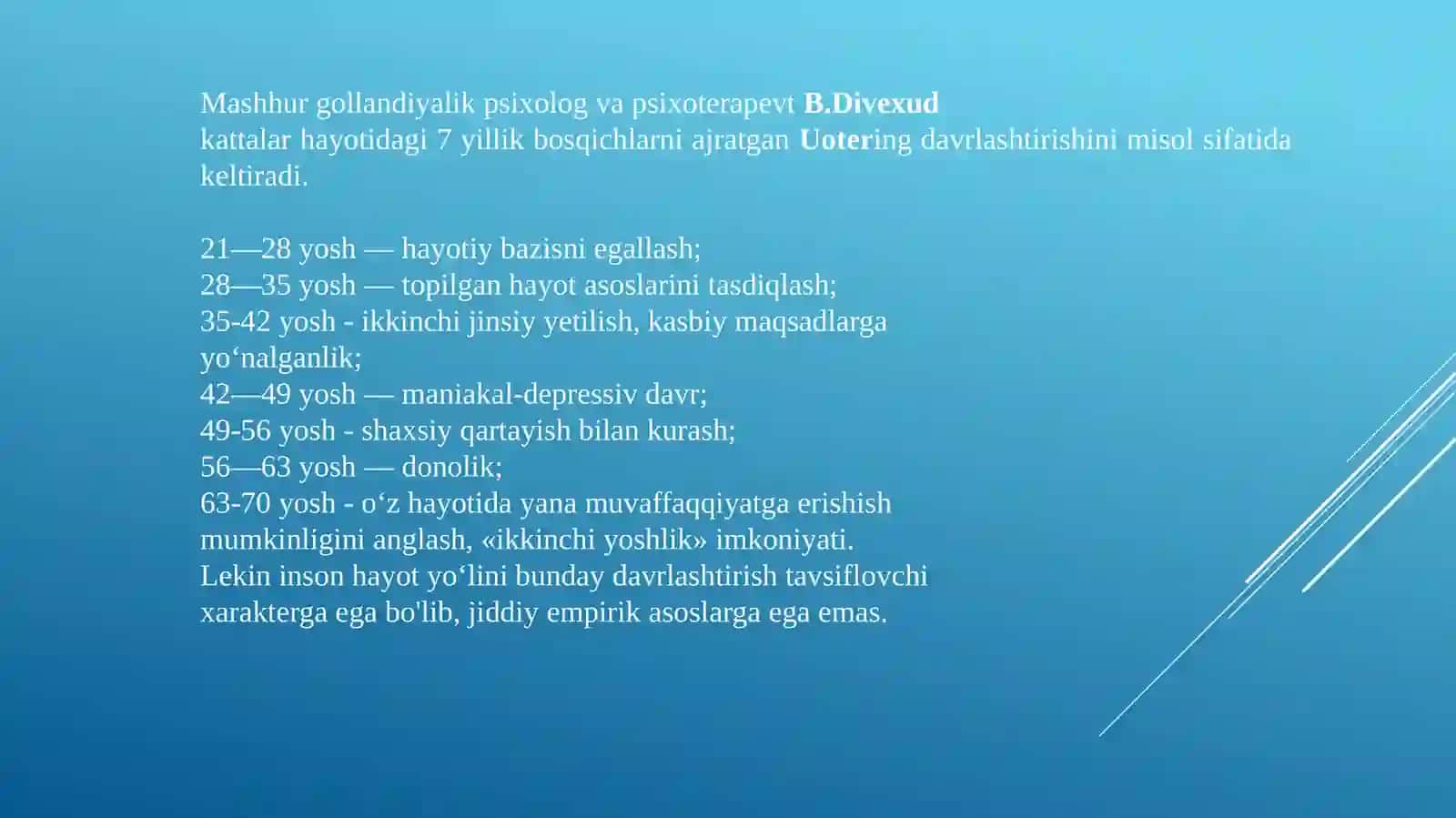 Yetuklik davomi 4