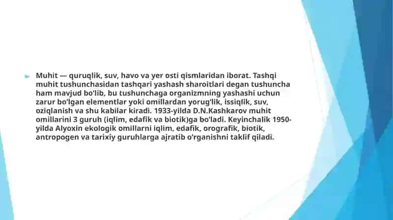 Tashqi muhitning nohush fizik va kimyoviy omillari ta’siriga moslashish jarayonlarining morfologik asoslari 4