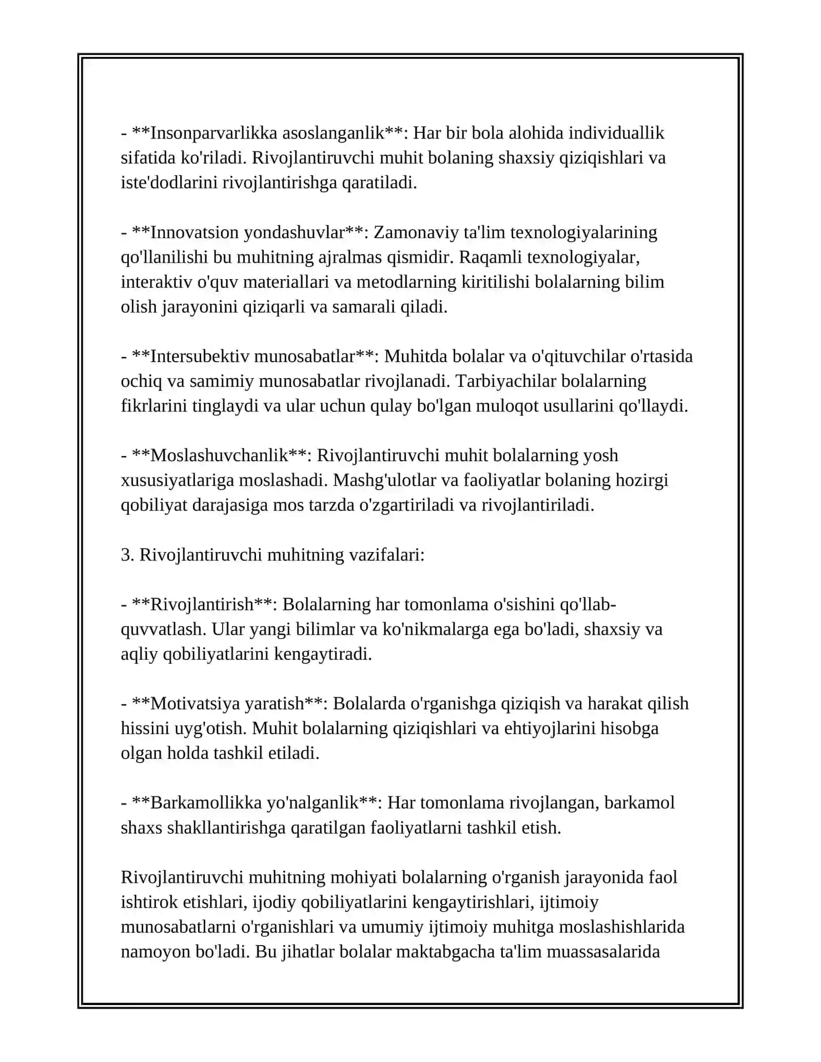 MAKTABGACHA TAʼLIMDA RIVOJLANTIRUVCHI MUHIT TUSHUNCHASI 4