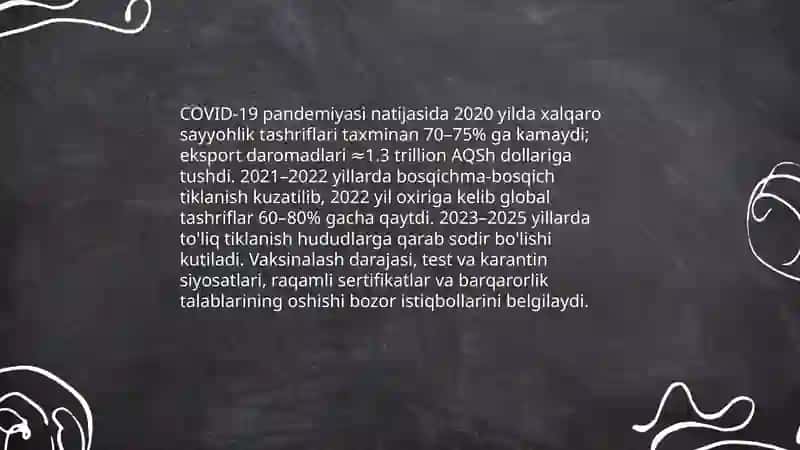 Xalqaro turizm bozori va uning rivojlanish istiqbollari 4