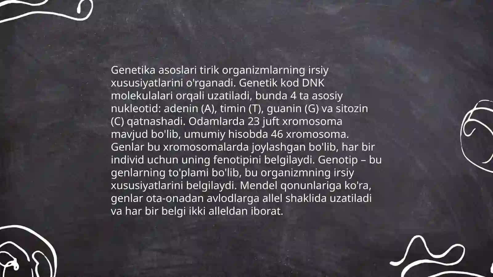 Biologiya - hayot haqidagi fan 4
