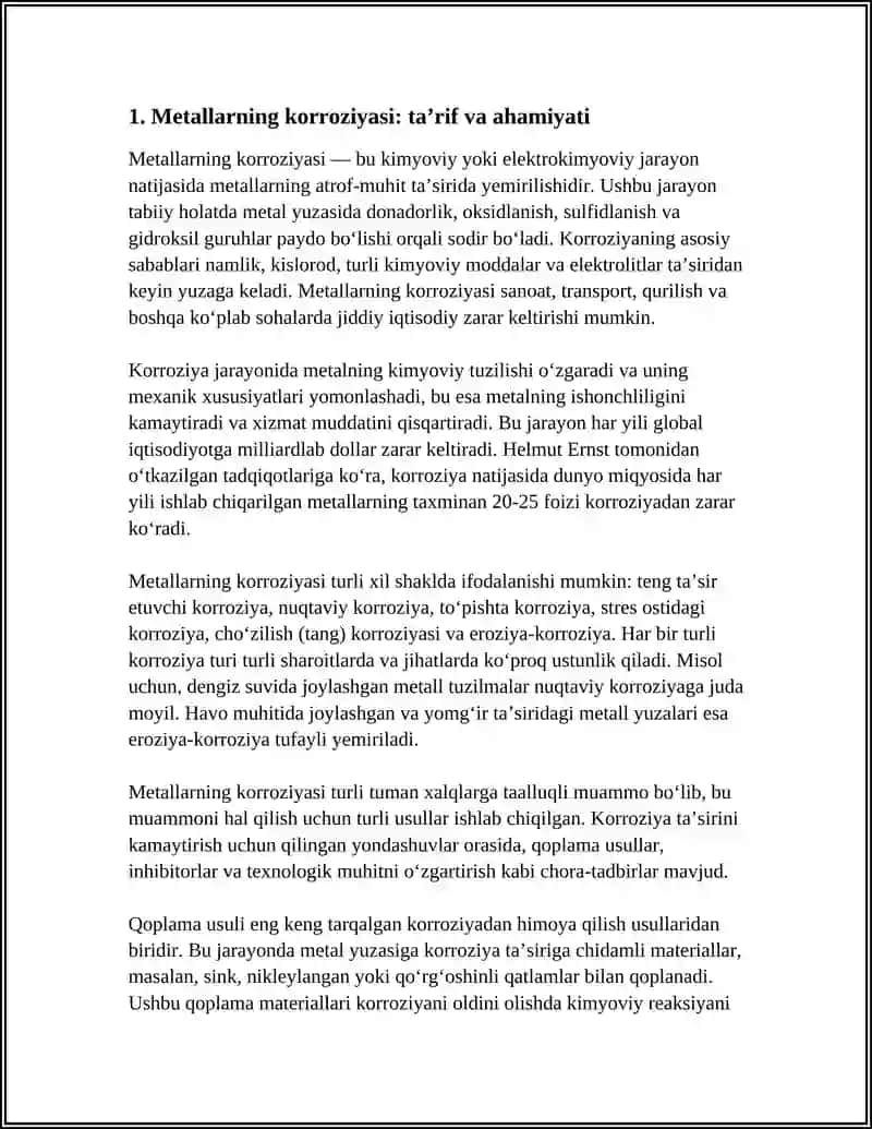 METALLAR KORROZIYASI VA UNING OLDINI OLISH USULLARI 4