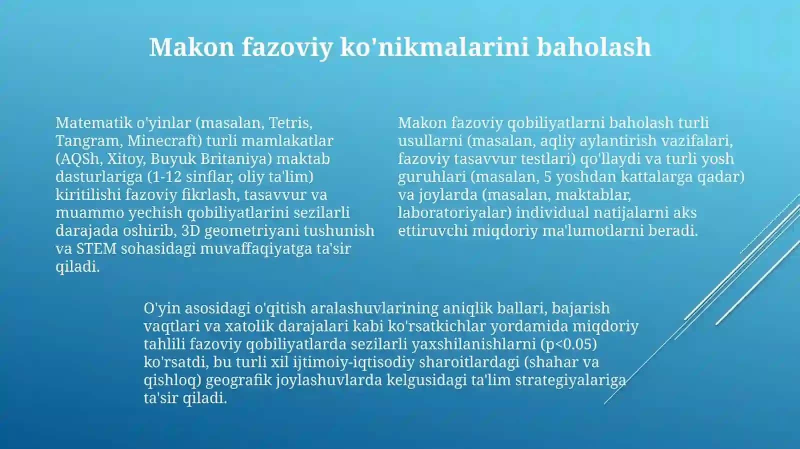 Fazoviytassavurlarvafazodamõljalgaolishnirivojlantirishdamatematikõyinlardanfoydalanish 4