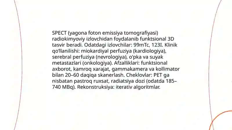 Radionuklidlarning tibbiyotda qoʻllanilishi 4