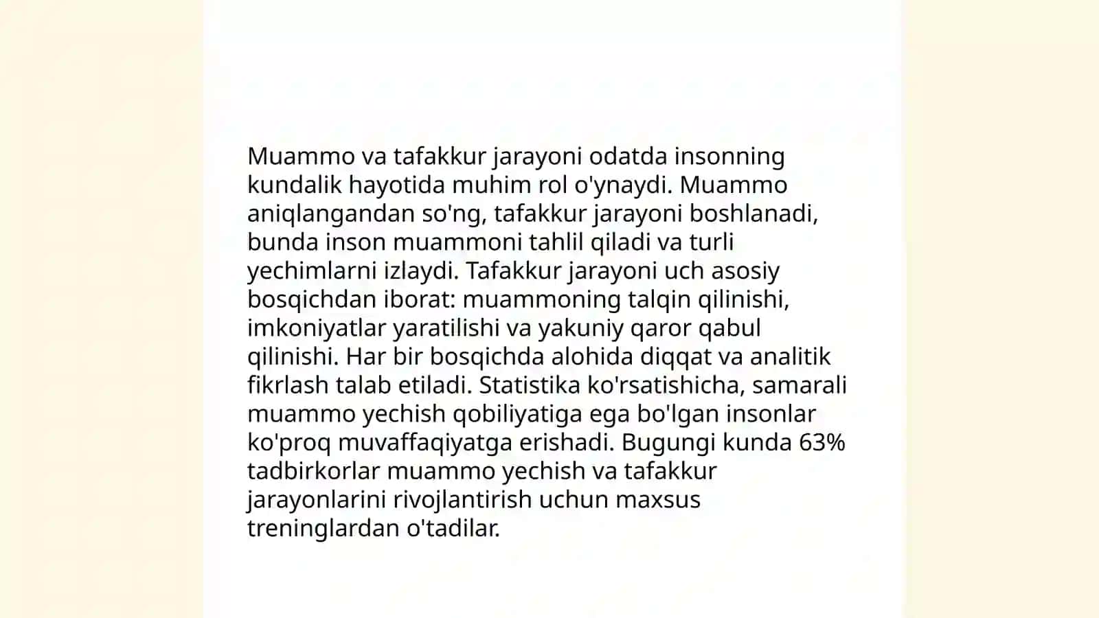 Muomma va uning tafakkur jarayonida tutgan oʻrni 4