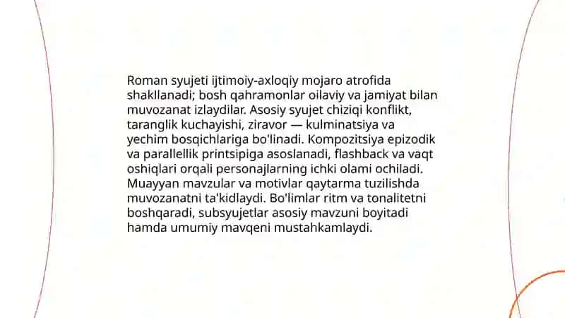Ulugʻbegʻk Hamdamning Muvozanat romanining asosiy mavzusi va gʻoyasi 4