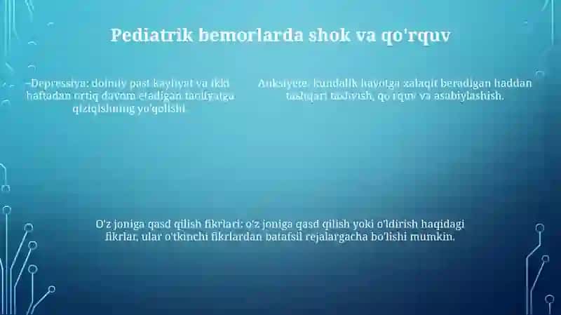 Bemor Bolalarning Ruhiy Holati 4