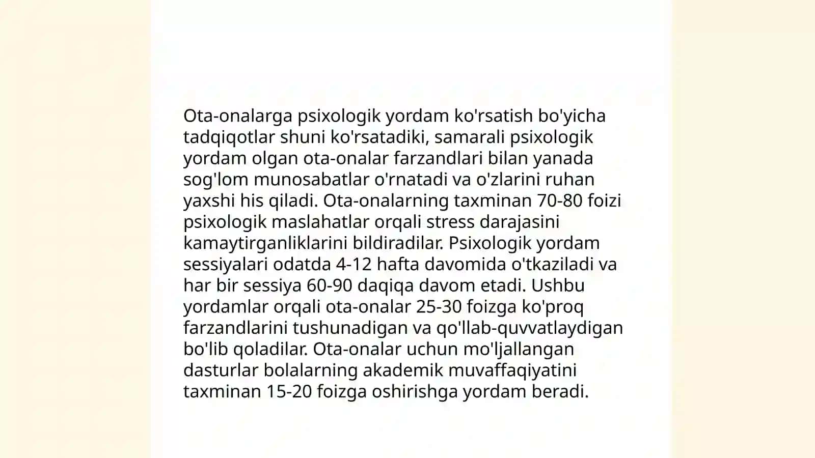 Guruh rahbarining ota-onalar bilan olib boriladigan ish shakllari 4